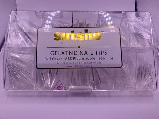 gel xtnd tips stilletto long